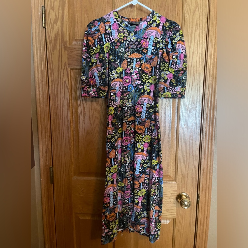Nooworks Puff Dress - Mushroom